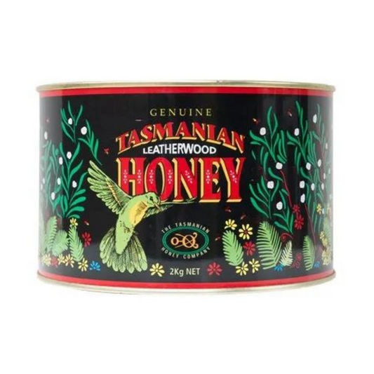 Tasmanian Honey Leatherwood Metal Can 2kg (Damage Package)