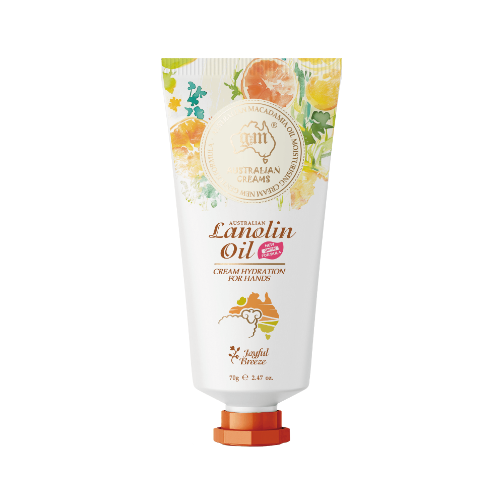 G&M Cosmetics Macadamia Oil Hand Cream JOYFUL BREEZE 70g Tube