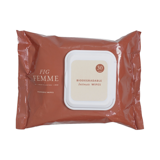 Fig Femme Biodegradable Intimate Wipe 30 wipes