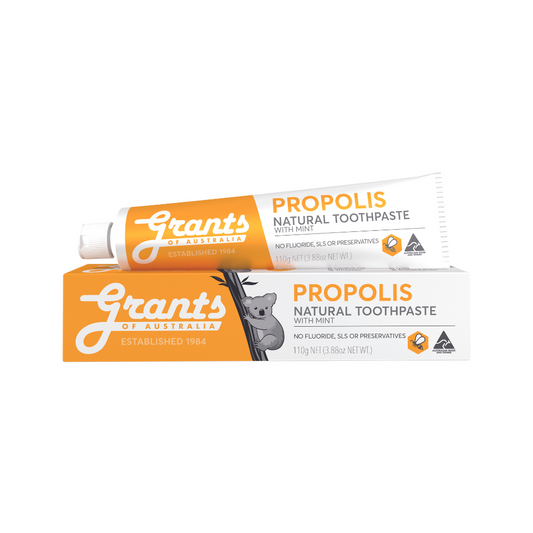 Grants of Australia Propolis Natural Toothpaste - Fluoride Free - 110g