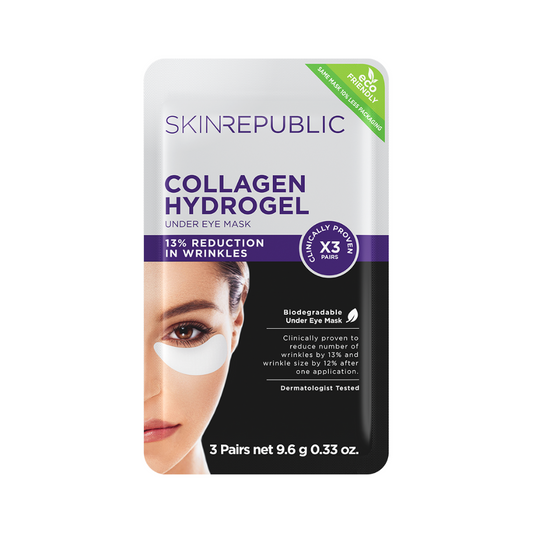 Skin Republic Collagen Biodegradable Hydrogel Under Eye Mask (3 Pairs) 9.6g