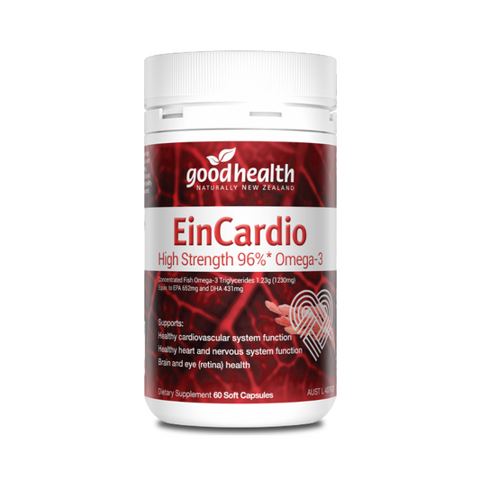 Good Health EinCardio High Strength 96% Omega-3 60 Capsules