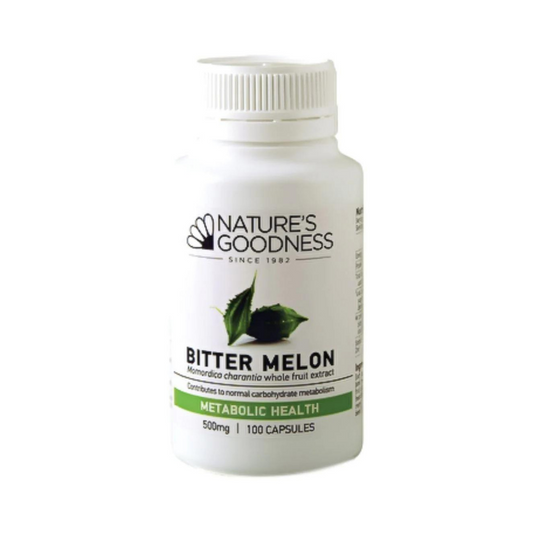 Nature's Goodness Bitter Melon Capsules 500mg 100Capsules