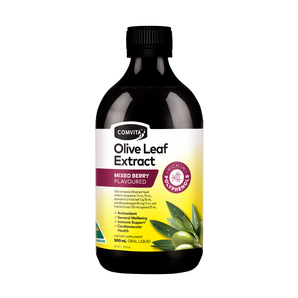 Comvita Fresh-Picked Olive Leaf Extract  - Mixed Berry 500ml