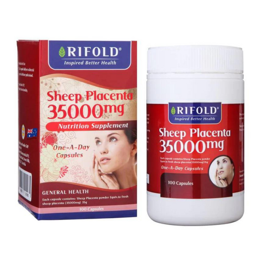 Rifold Sheep Placenta 35000mg 100 Capsules