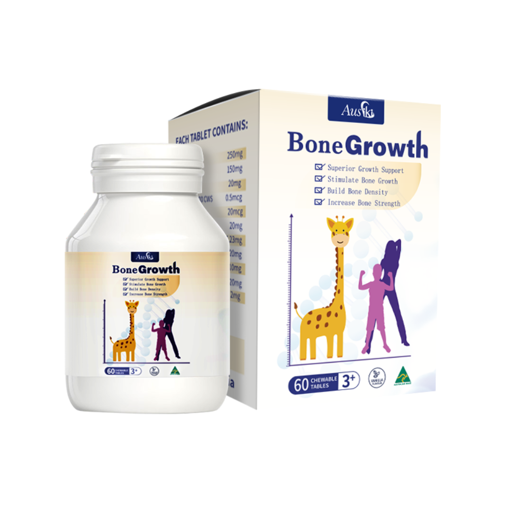 Ausiki Bone Growth 60 Chewables Tablets