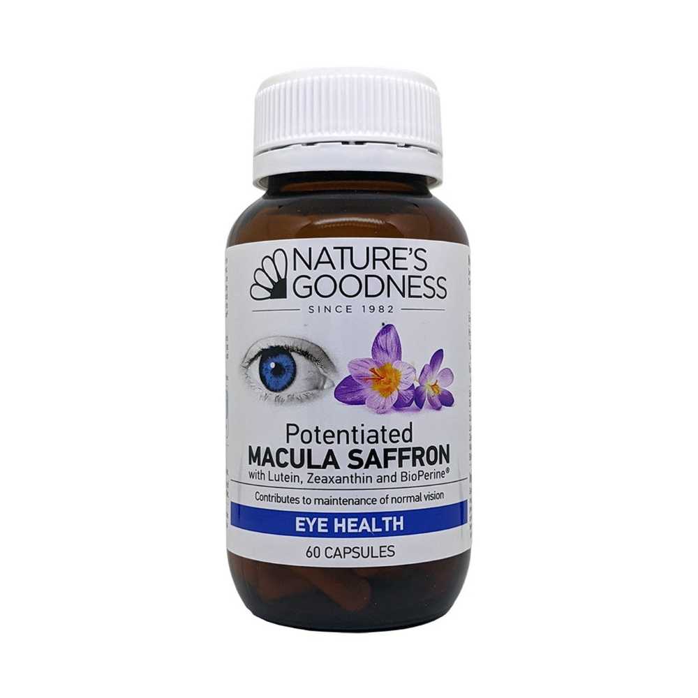 Nature's Goodness Macular Saffron Capsules with Lutein & Zeaxathin 60 Capsules