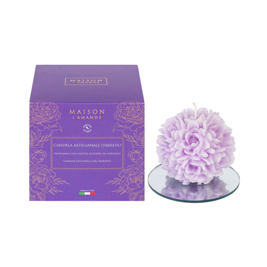 L'Amande Hand Made Scented Candle "Lavender of Piedmont" 40H