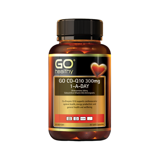 Go Healthy Co-Q10 300mg 90 Softgel Capsules