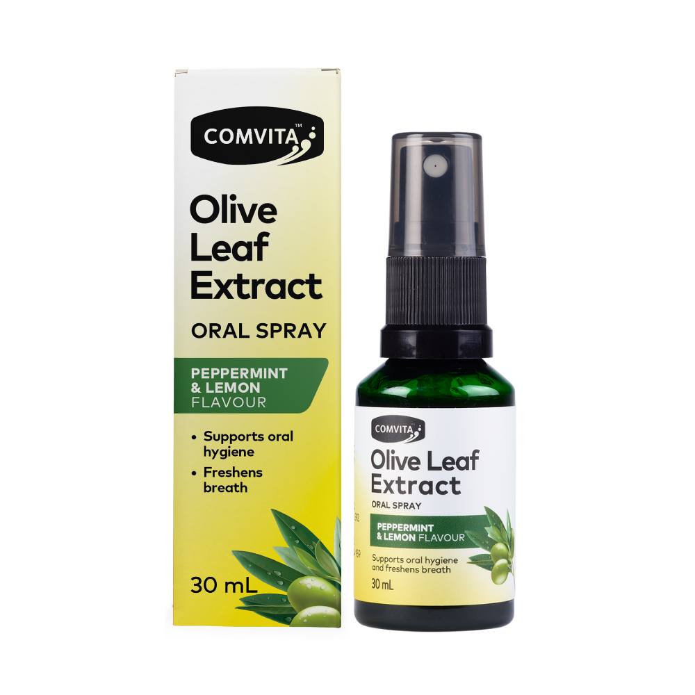 Comvita Olive Leaf Extract Oral Spray Peppermint & Lemon 30ml