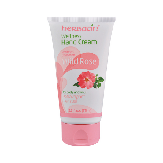 Herbacin Hand Cream Wild Rose - Tube 75ml