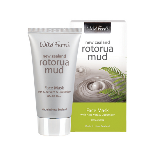 Wild Ferns Rotorua Face Mask with Aloe Vera & Cucumber 80ml