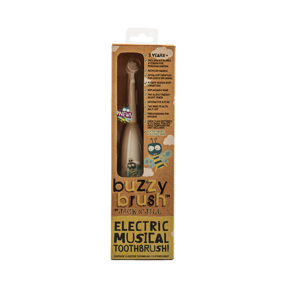 Jack N' Jill Buzzy Brush Musical Electric Toothbrush-new