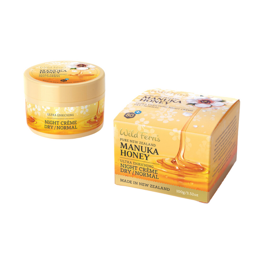 Wild Ferns Manuka Honey Night Creme Dry to Normal 100ml