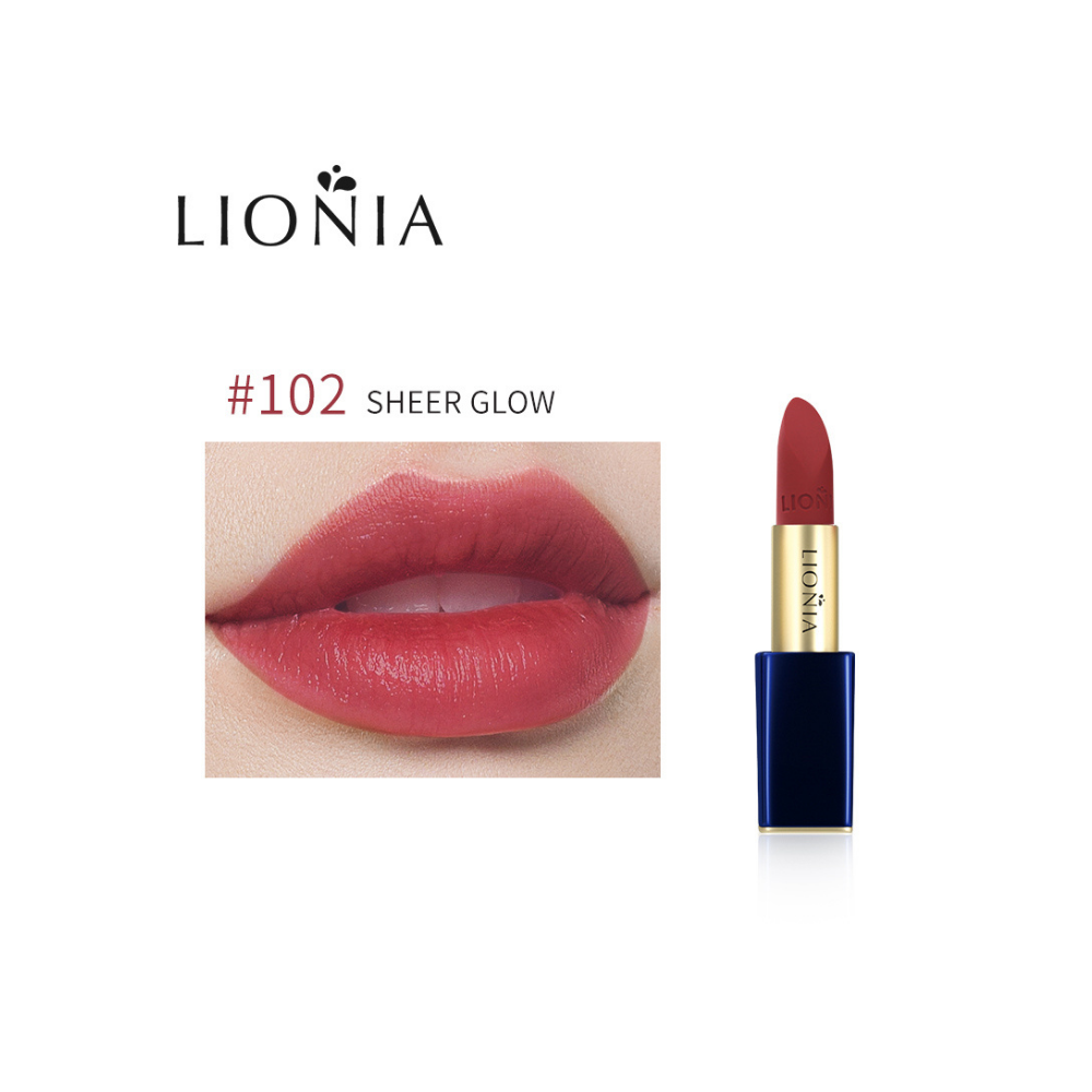 Lionia Velvet Smooth Luxe Lip Color 102 Sheer Glow 3.8g