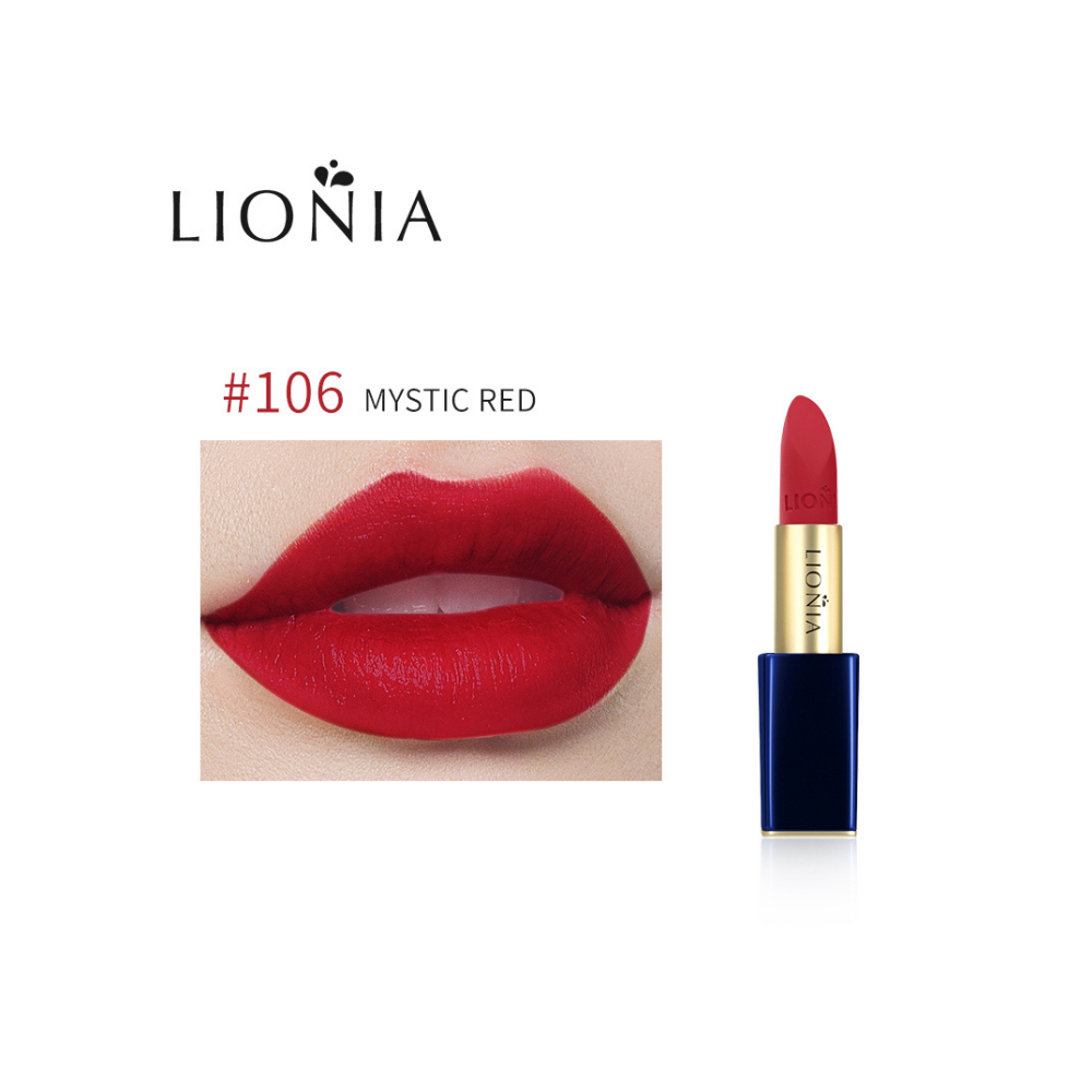 Lionia Velvet Smooth Luxe Lip Color 106 Mystic Red 3.8g