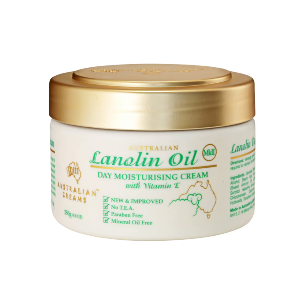 G&M Cosmetics Australian Lanolin Oil Day Moisturising Cream with Vitamin E MKII 250g